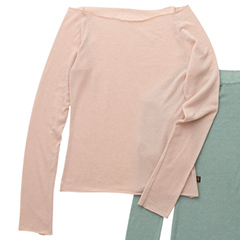 Ai Loves〈アイラヴズ〉 テンセルウールロングTシャツ